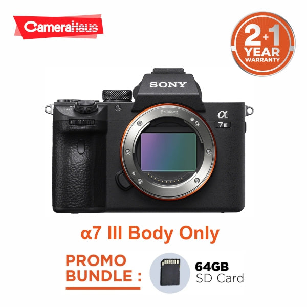 Sony a7 III Mirrorless Camera Body Only