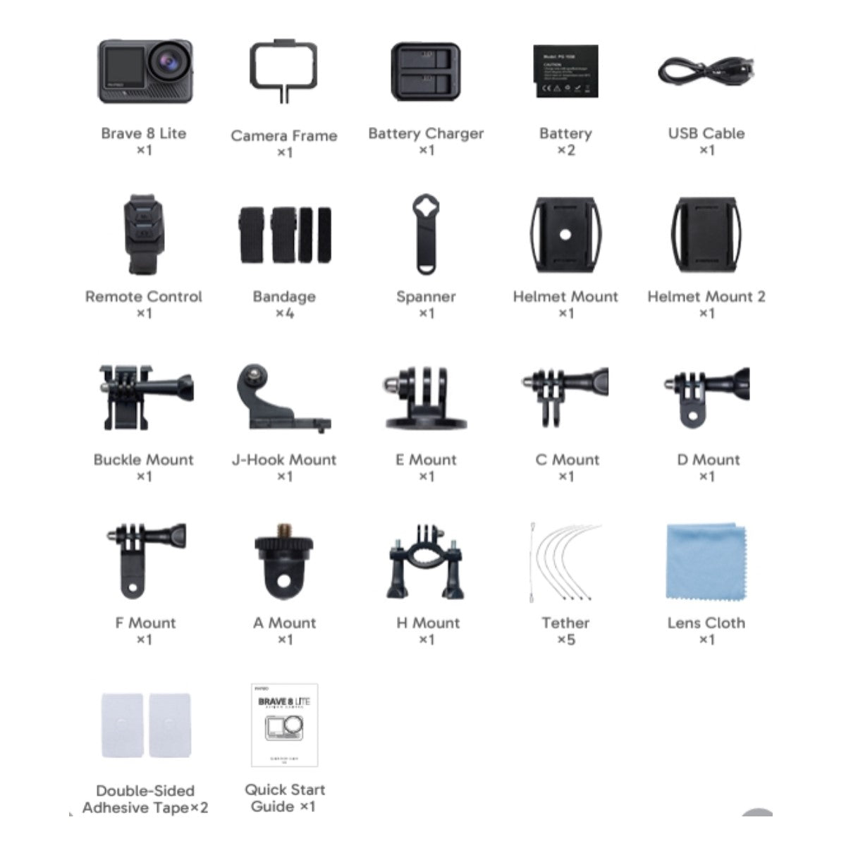 Akaso Brave 8 Lite Action Camera