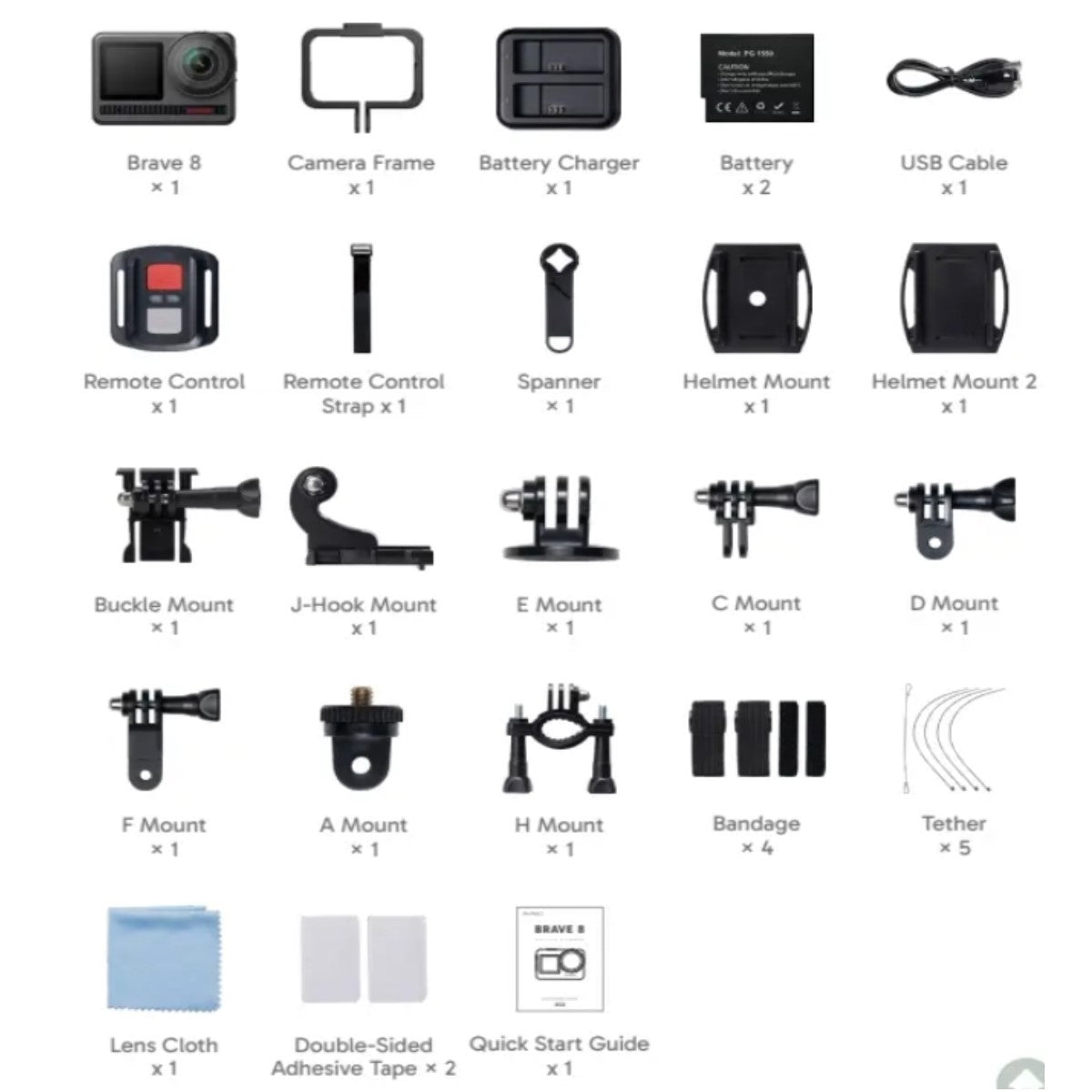 AKASO Brave 8 Action Camera