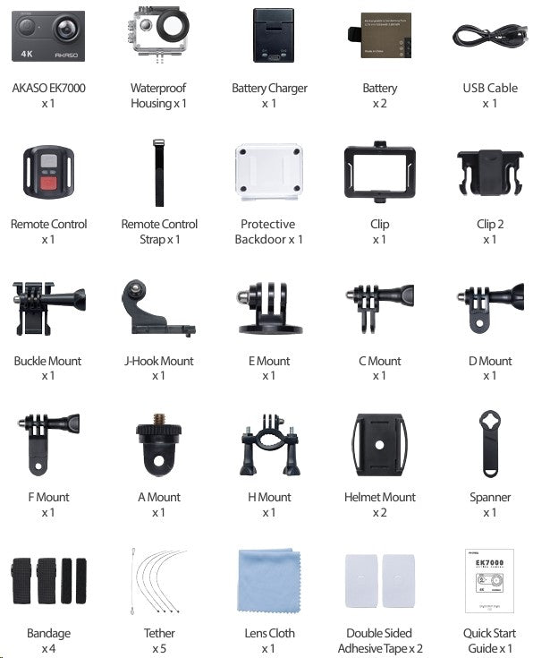 Akaso EK7000 Pro Action Camera