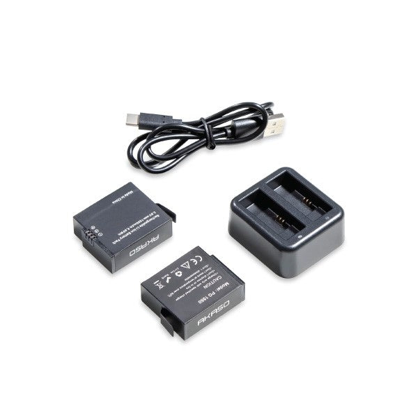 AKASO Charger and Dual Battery Kit