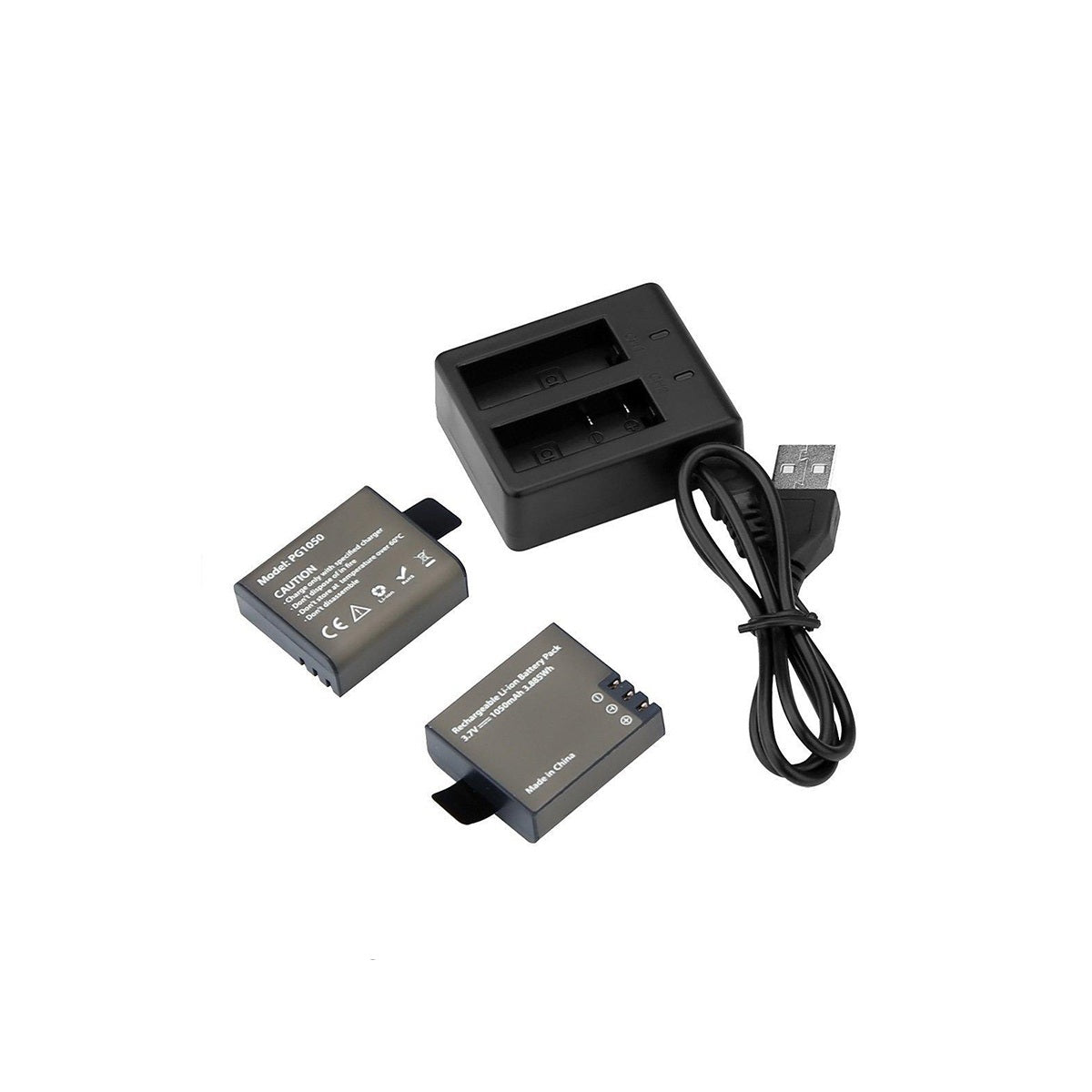 AKASO Charger and Dual Battery Kit