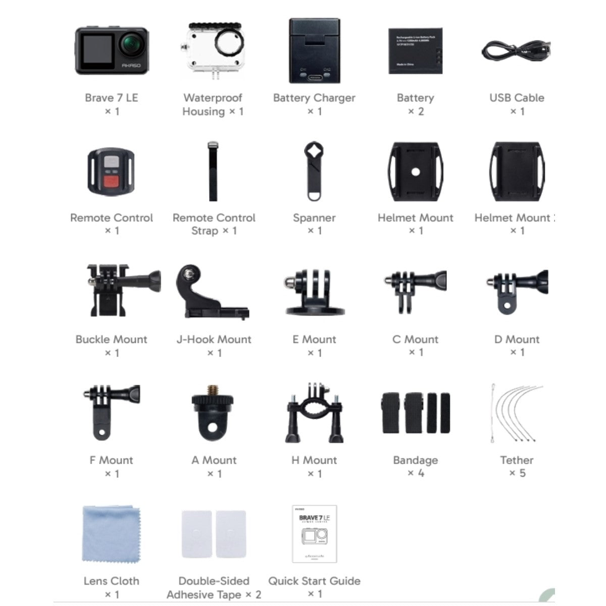 AKASO Brave 7 LE Action Camera