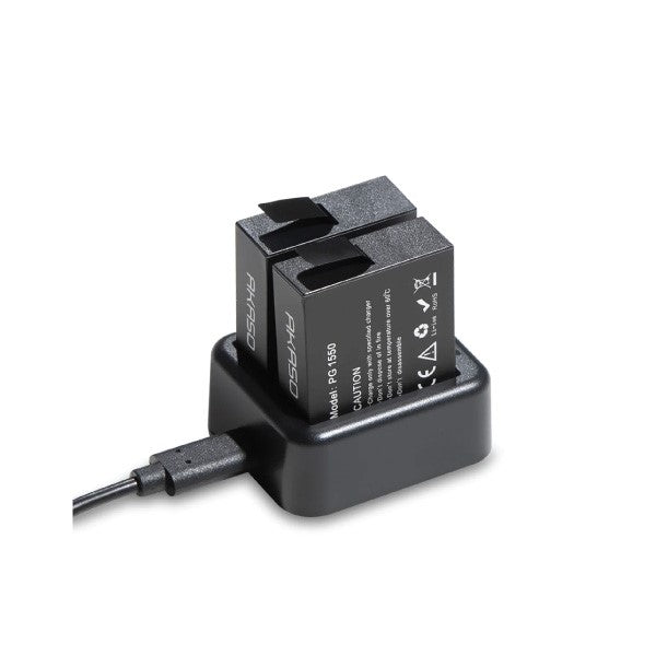 AKASO Charger and Dual Battery Kit