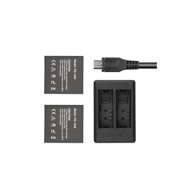 AKASO Charger and Dual Battery Kit