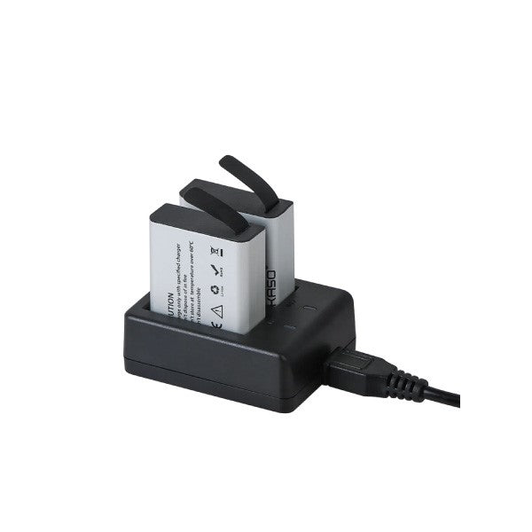 AKASO Charger and Dual Battery Kit