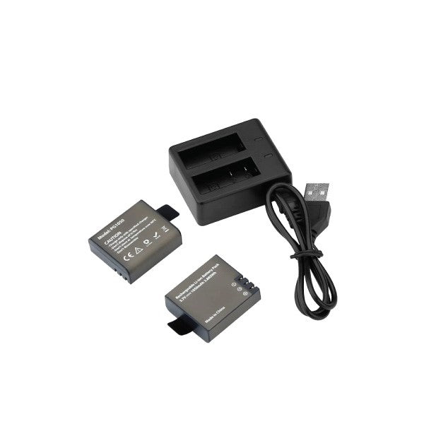 AKASO Charger and Dual Battery Kit