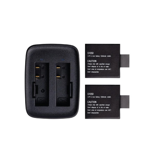 AKASO Charger and Dual Battery Kit